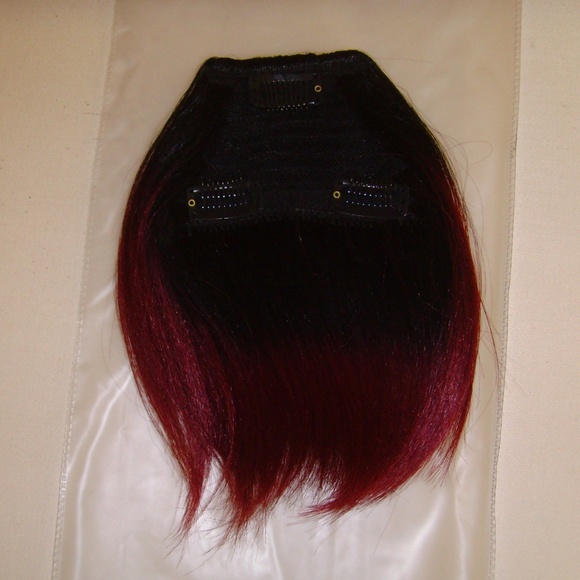 Model Model Drawstring 24 Inch Ponytail and Clip-In Bangs - Picture 6 of 8